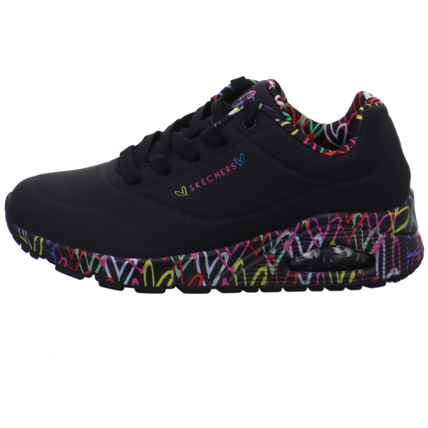 Skechers Training und Hallenschuhe schwarz kombi Bild1