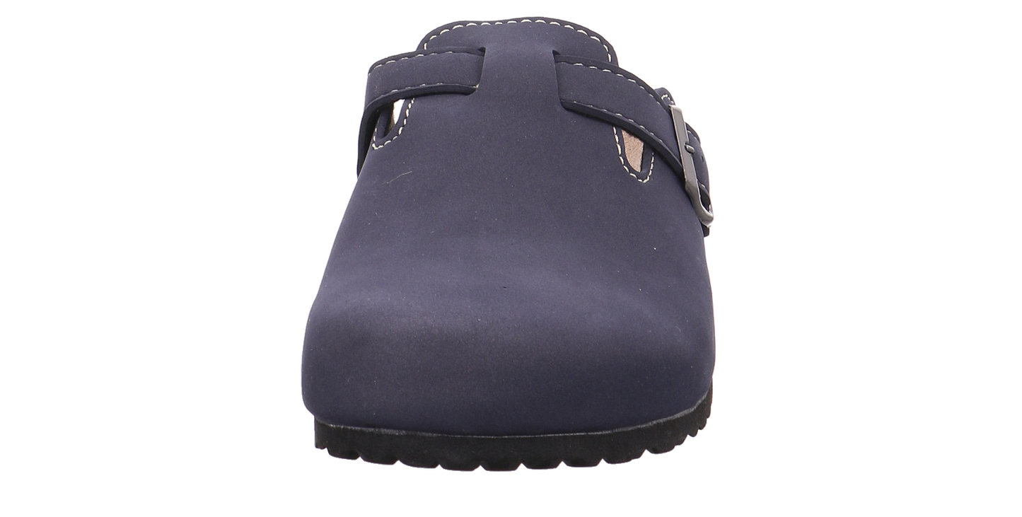 Supersoft Tieffußbett Clog blau Bild16