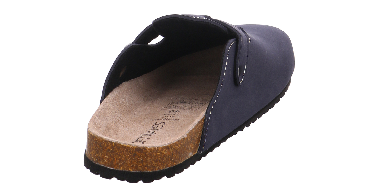 Supersoft Tieffußbett Clog blau Bild7