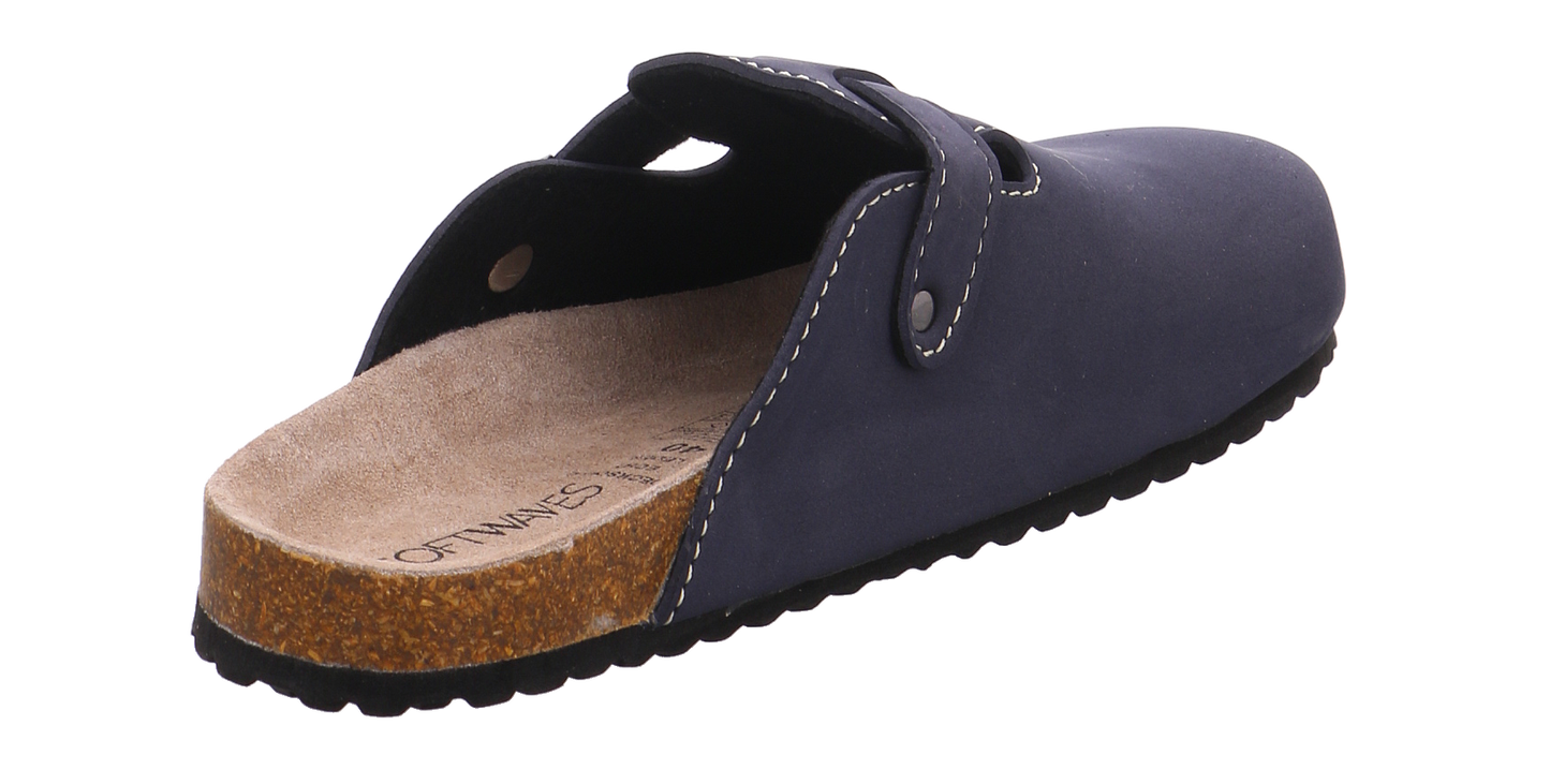 Supersoft Tieffußbett Clog blau Bild5