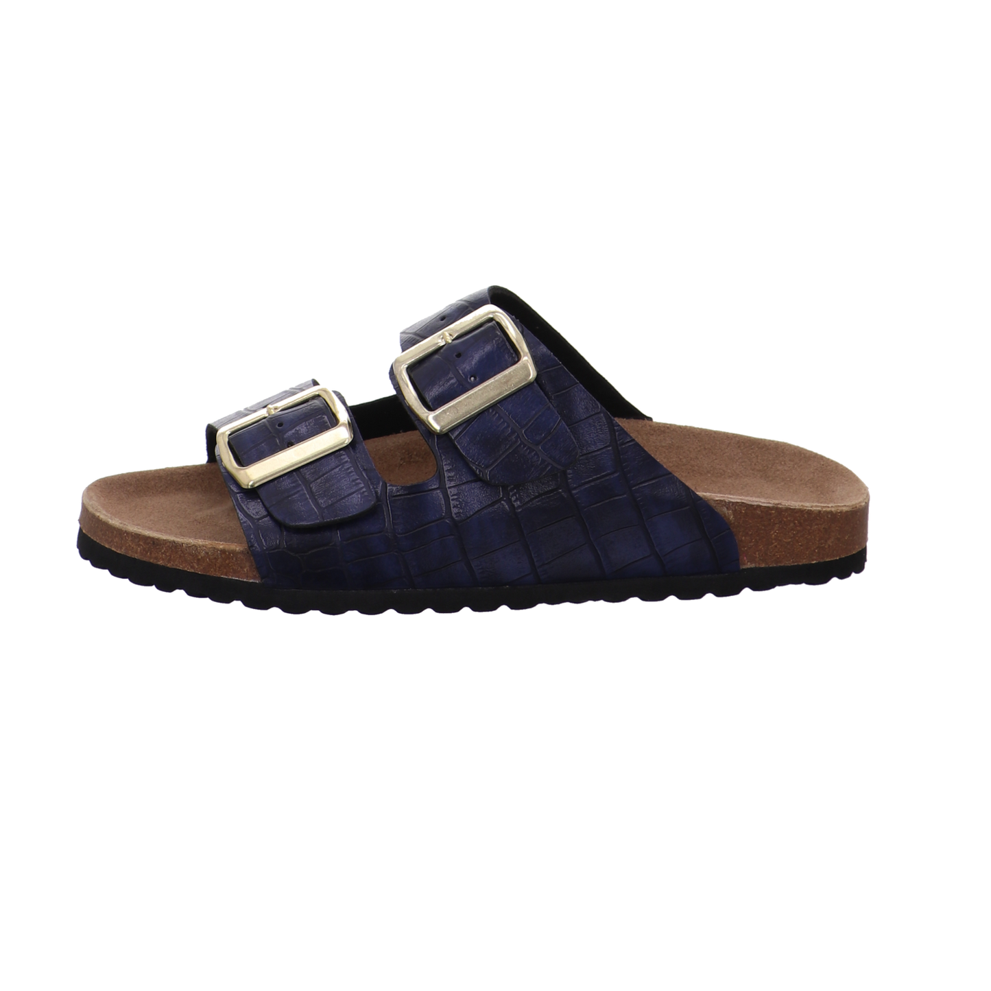 Supersoft Tieffußbettpantoletten blau Bild3