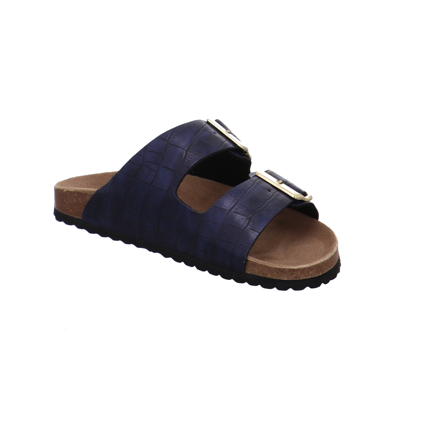 Supersoft Tieffußbettpantoletten blau Bild7