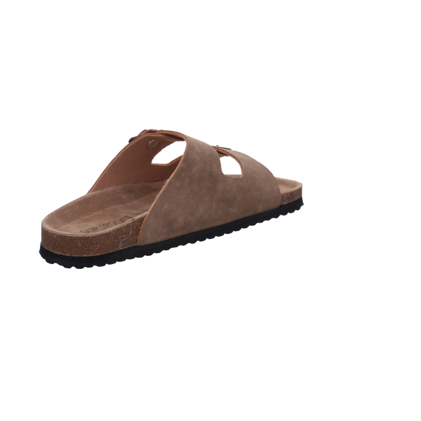 Supersoft Tieffußbettpantoletten braun Bild5