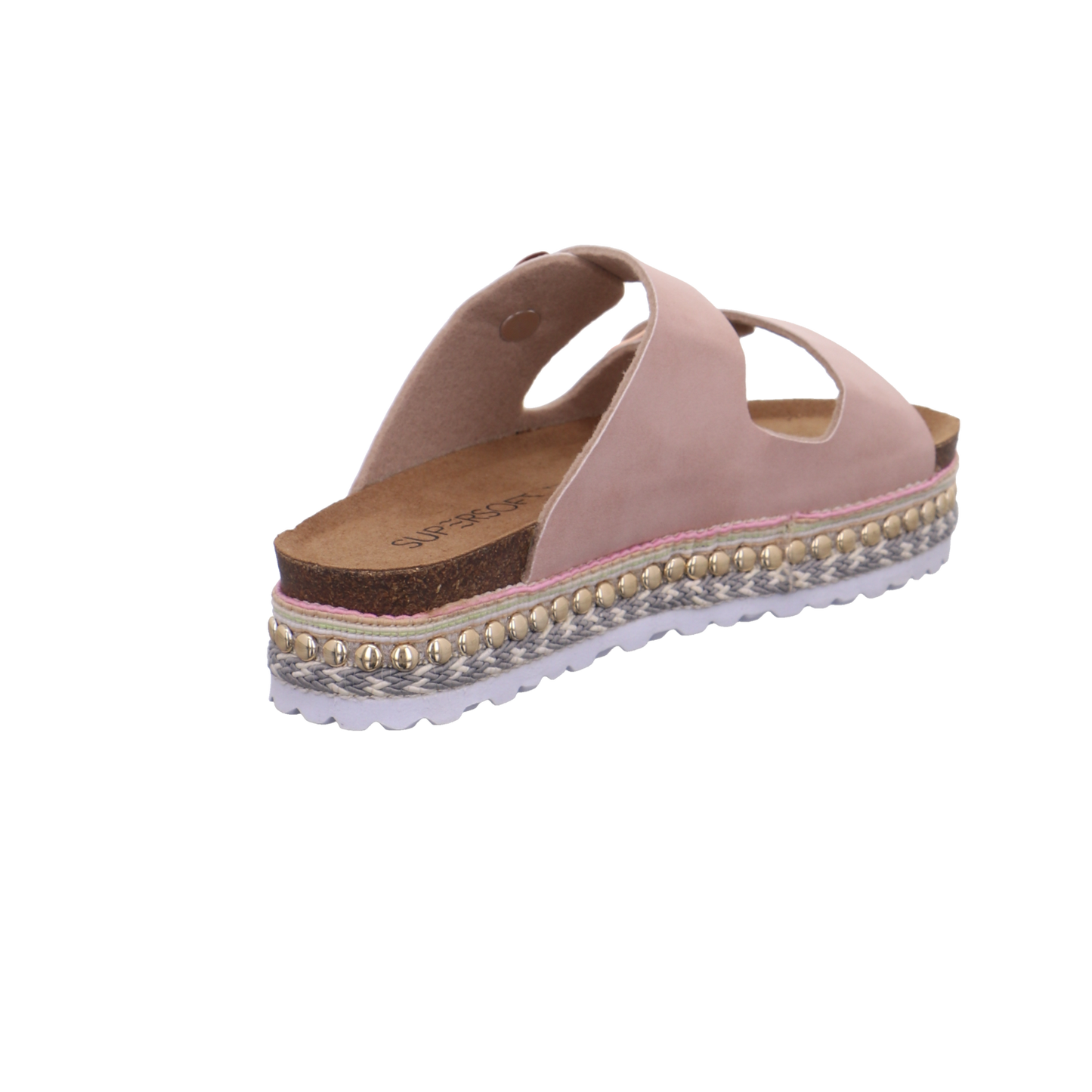 Supersoft Tieffußbettpantoletten rose Bild5