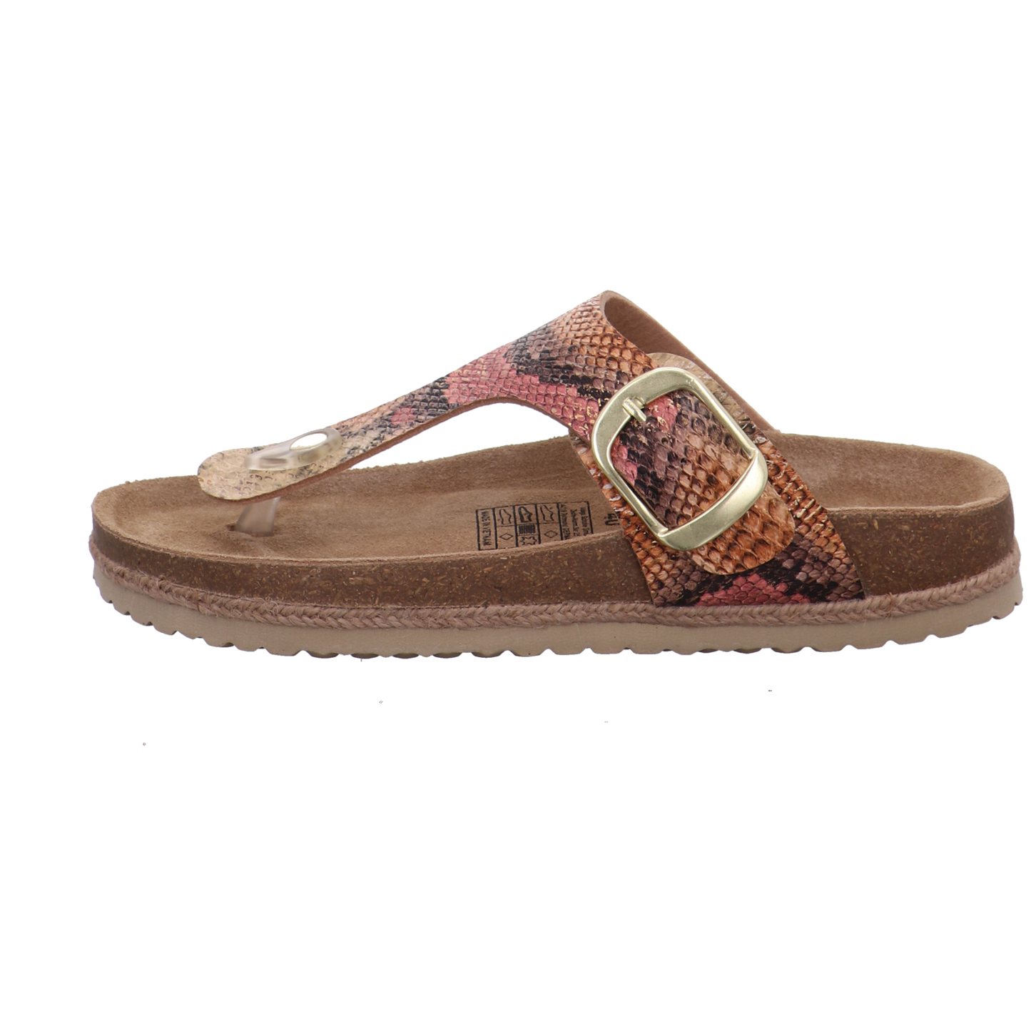 Supersoft Tieffußbettpantoletten rose Bild1