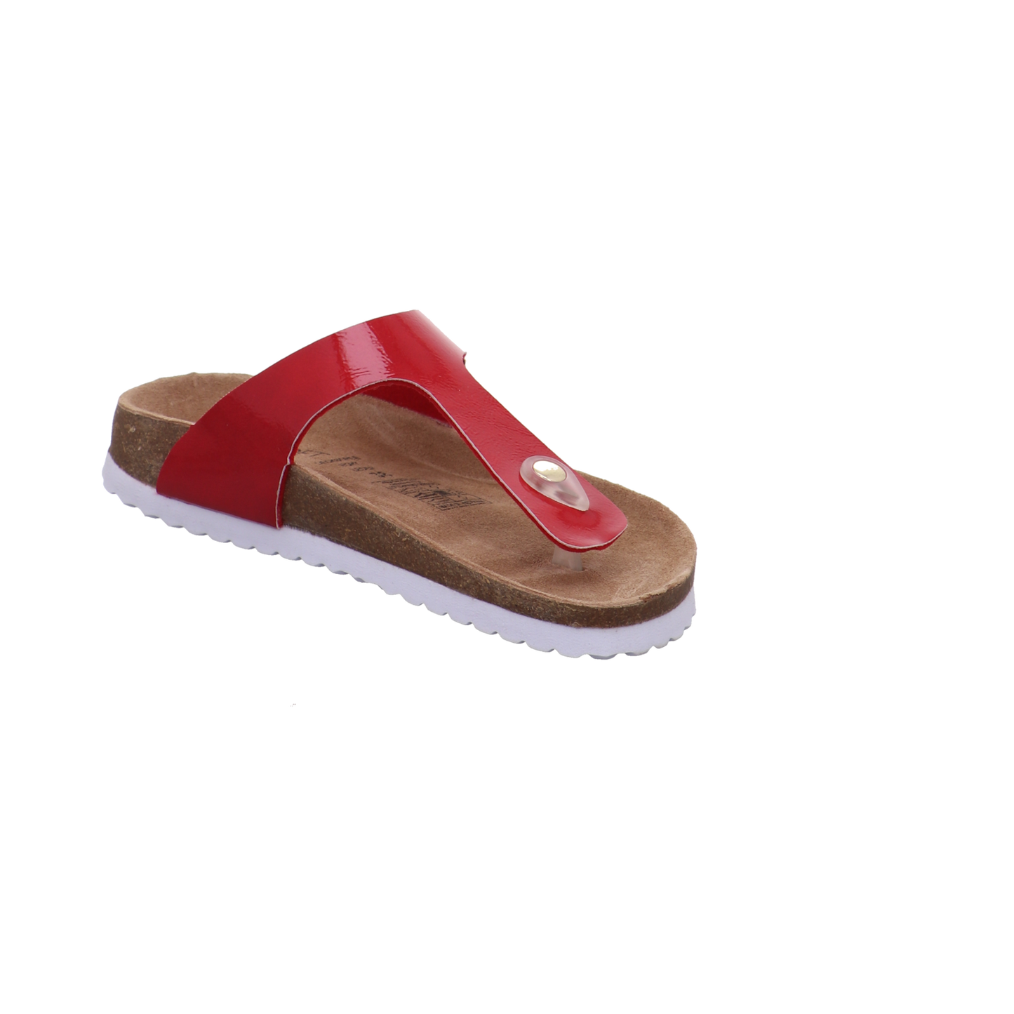 Supersoft Tieffußbettpantoletten rot Bild7