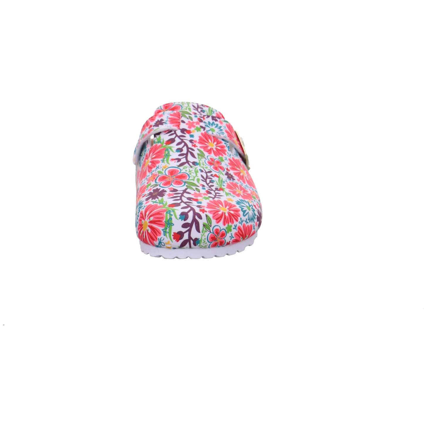 Supersoft Tieffußbettpantoletten weiß kombi Bild3
