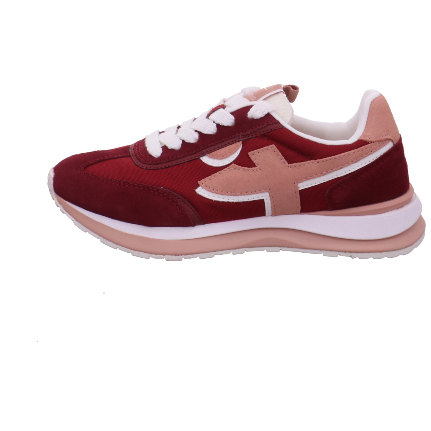 Tamaris Schnürschuhe rot kombi Bild1