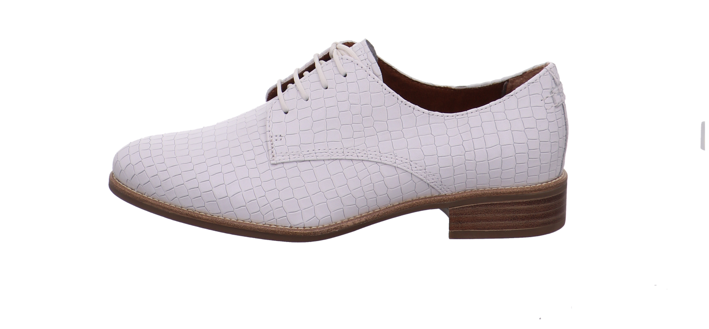 Tamaris Schnürschuhe weiß Bild1