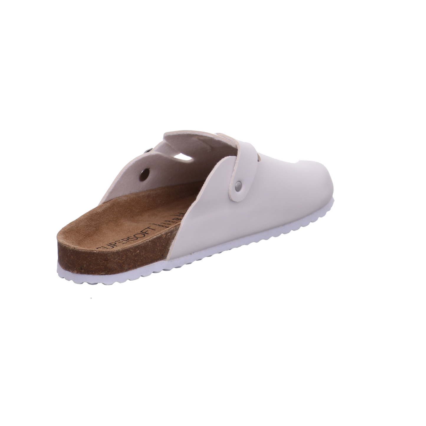 Supersoft Tieffußbett Clog weiß Bild5