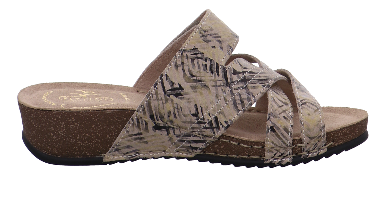 Fly Flot Tieffußbett Clog beige Bild11