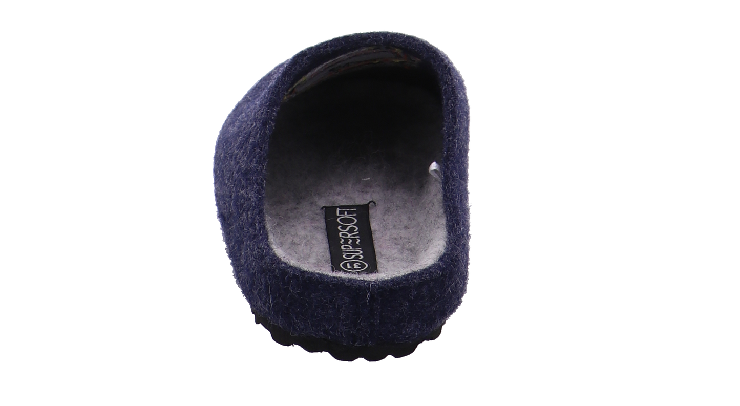 Supersoft Clog blau kombi Bild3