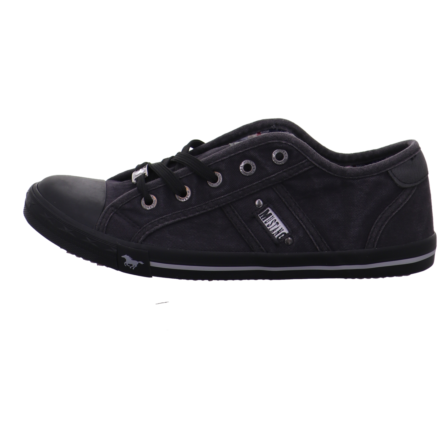 Mustang Sneaker grau kombi Bild3