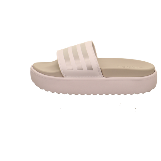 Adidas ADILETTE PLATFORM weiß kombi Bild1