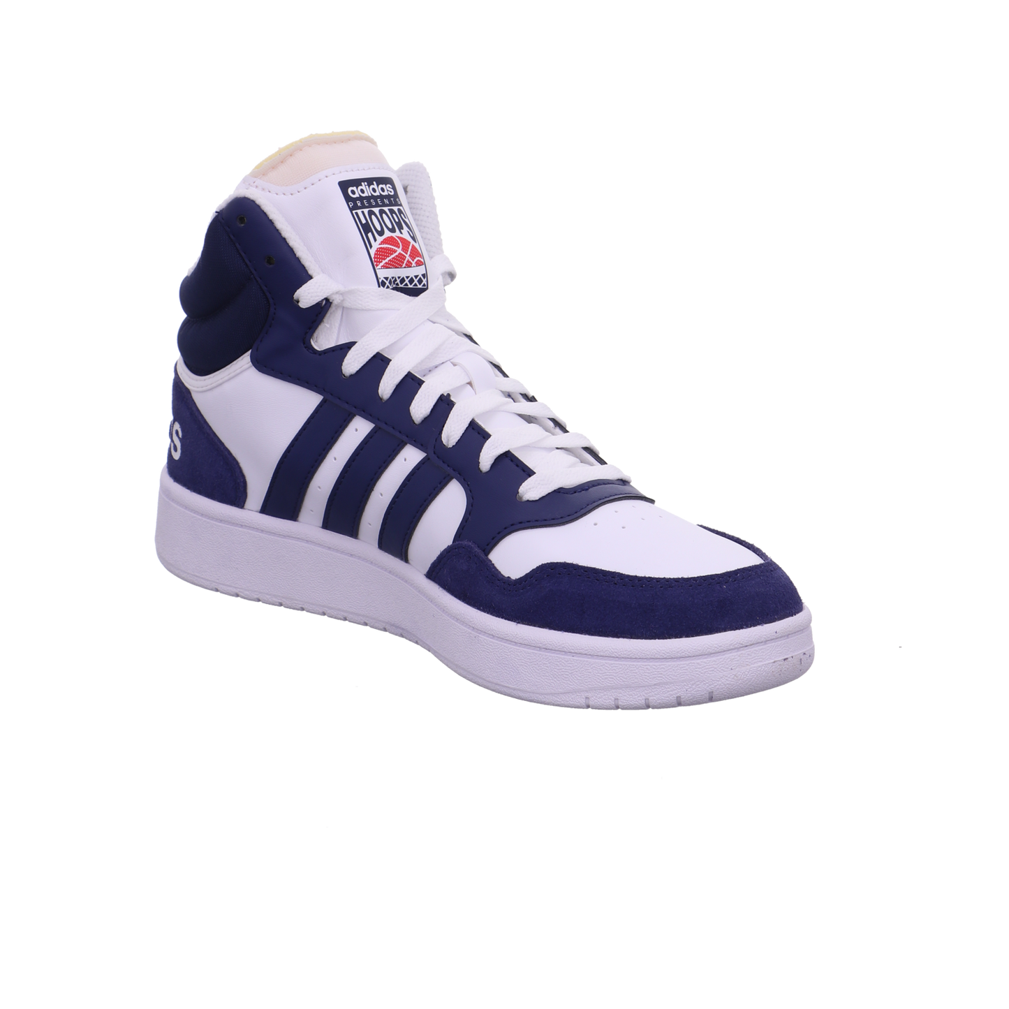 Adidas HOOPS 3.0 MID weiß blau Bild7