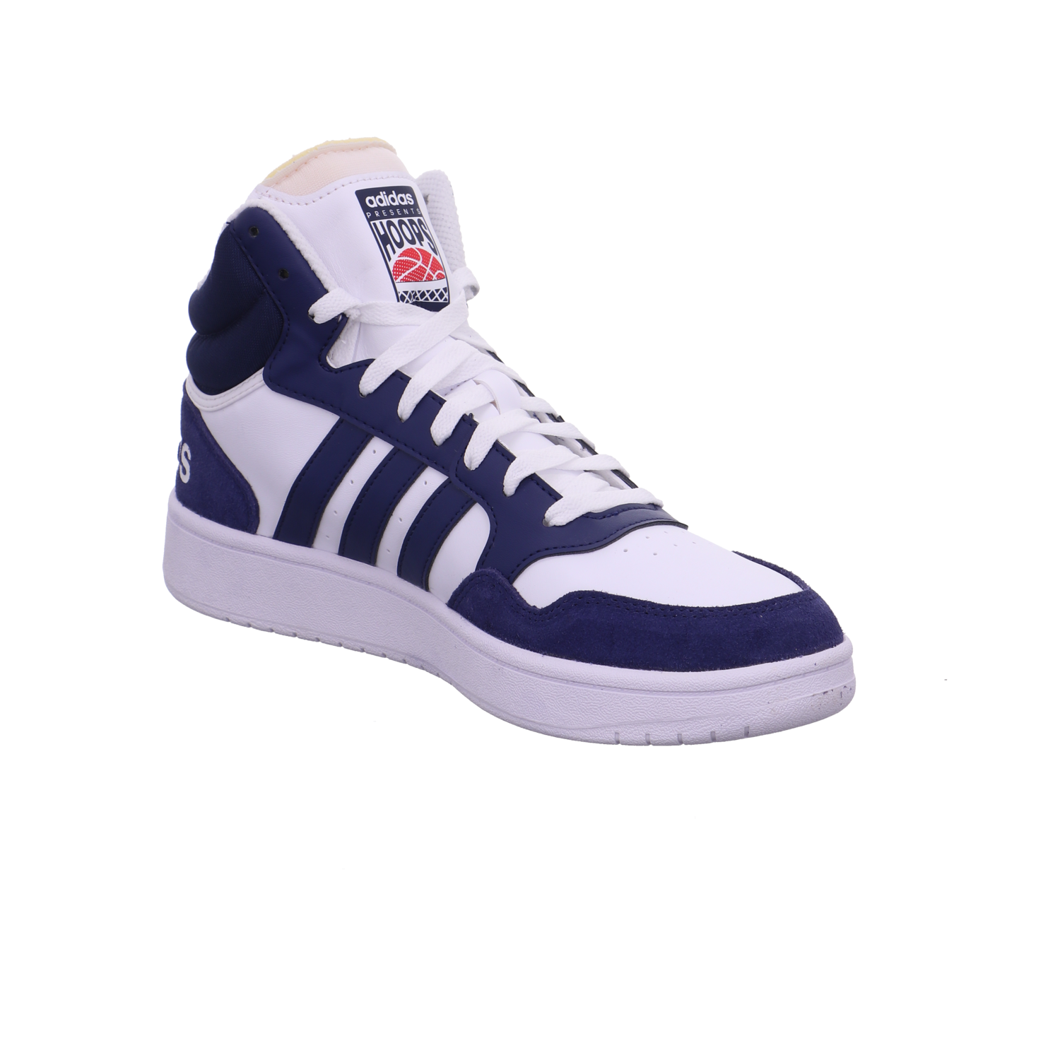 Adidas HOOPS 3.0 MID weiß blau Bild7
