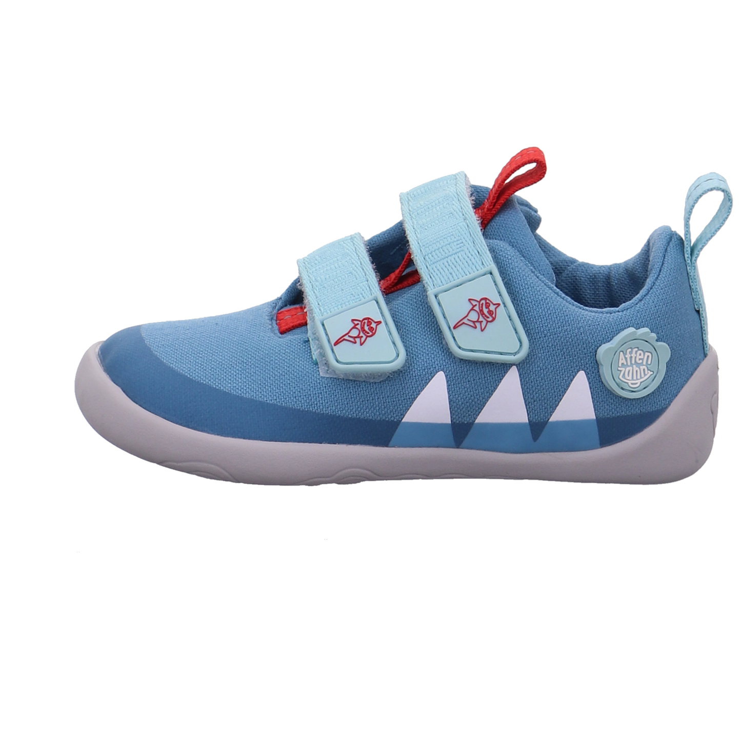 Affenzahn Barfußschuh Cotton Lucky Hai blau Bild1