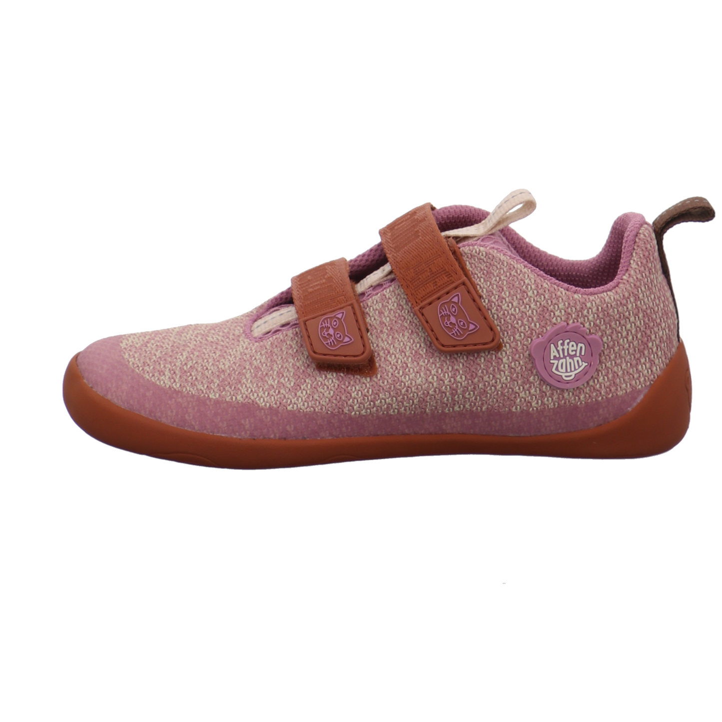 Affenzahn Barfußschuh Knit Happy Cat braun Bild1