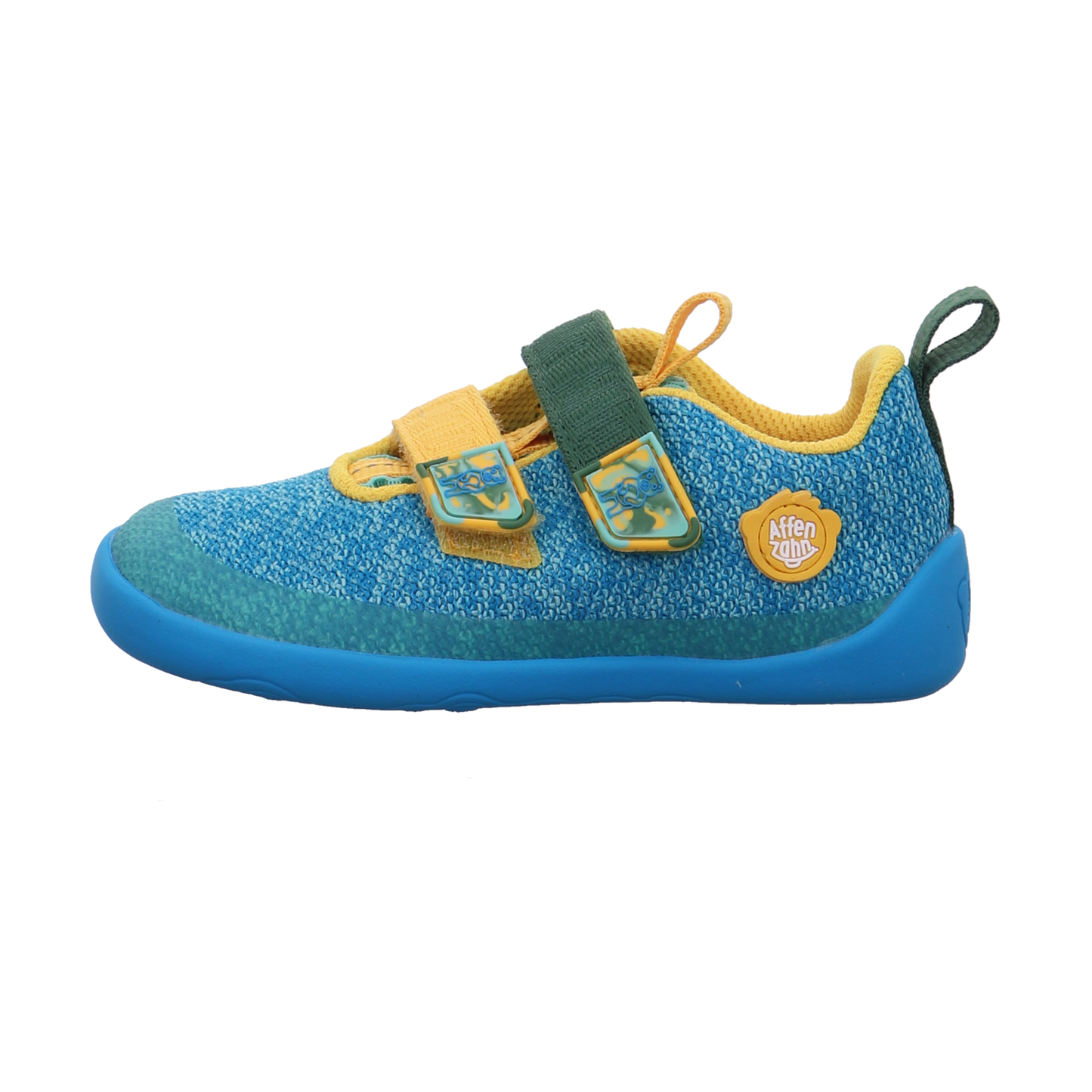 Affenzahn Barfußschuh Knit Happy blau kombi Bild1
