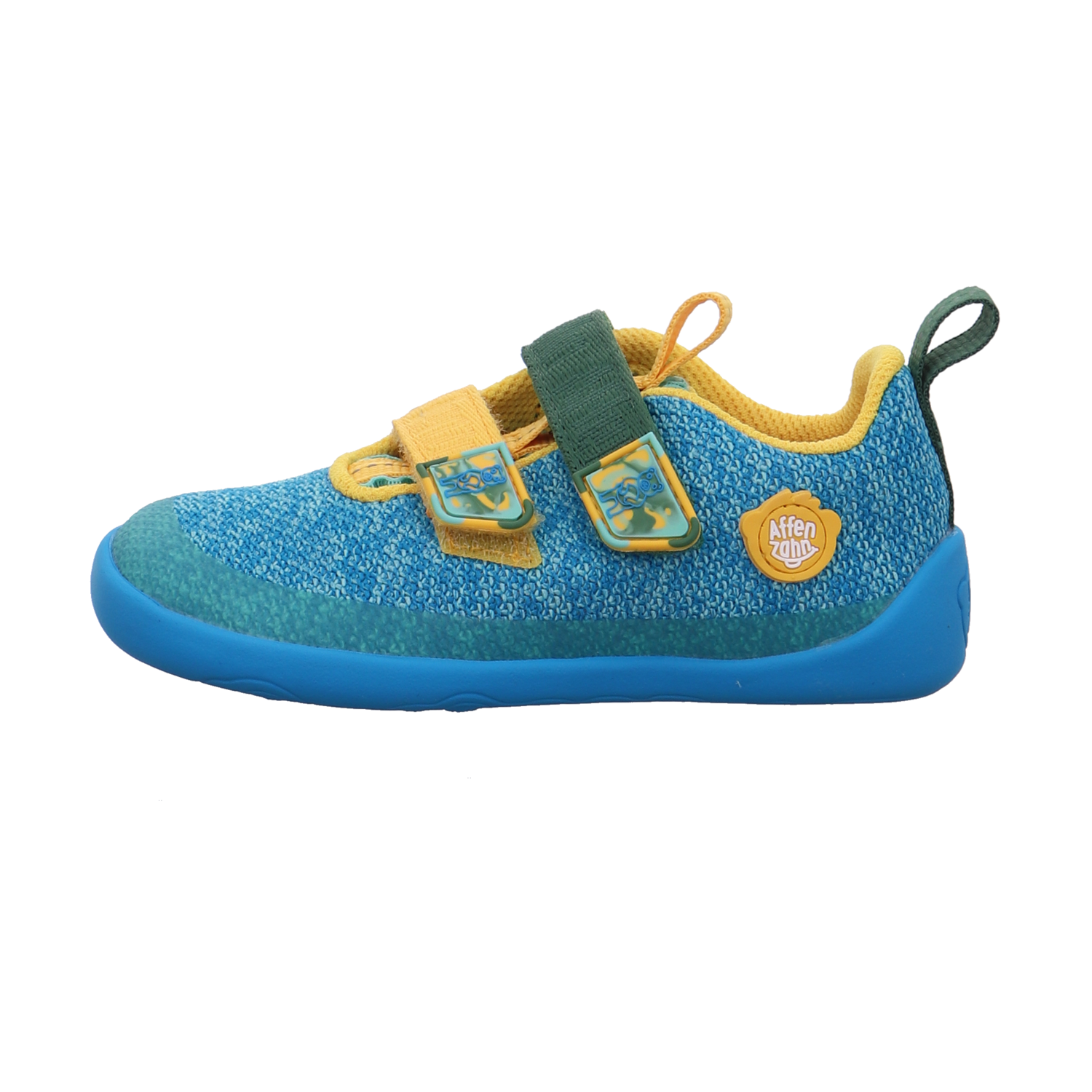 Affenzahn Barfußschuh Knit Happy blau kombi Bild1