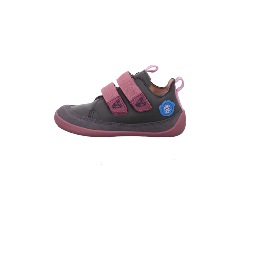 Affenzahn Barfußschuh Leder Buddy Koala grau kombi Bild1