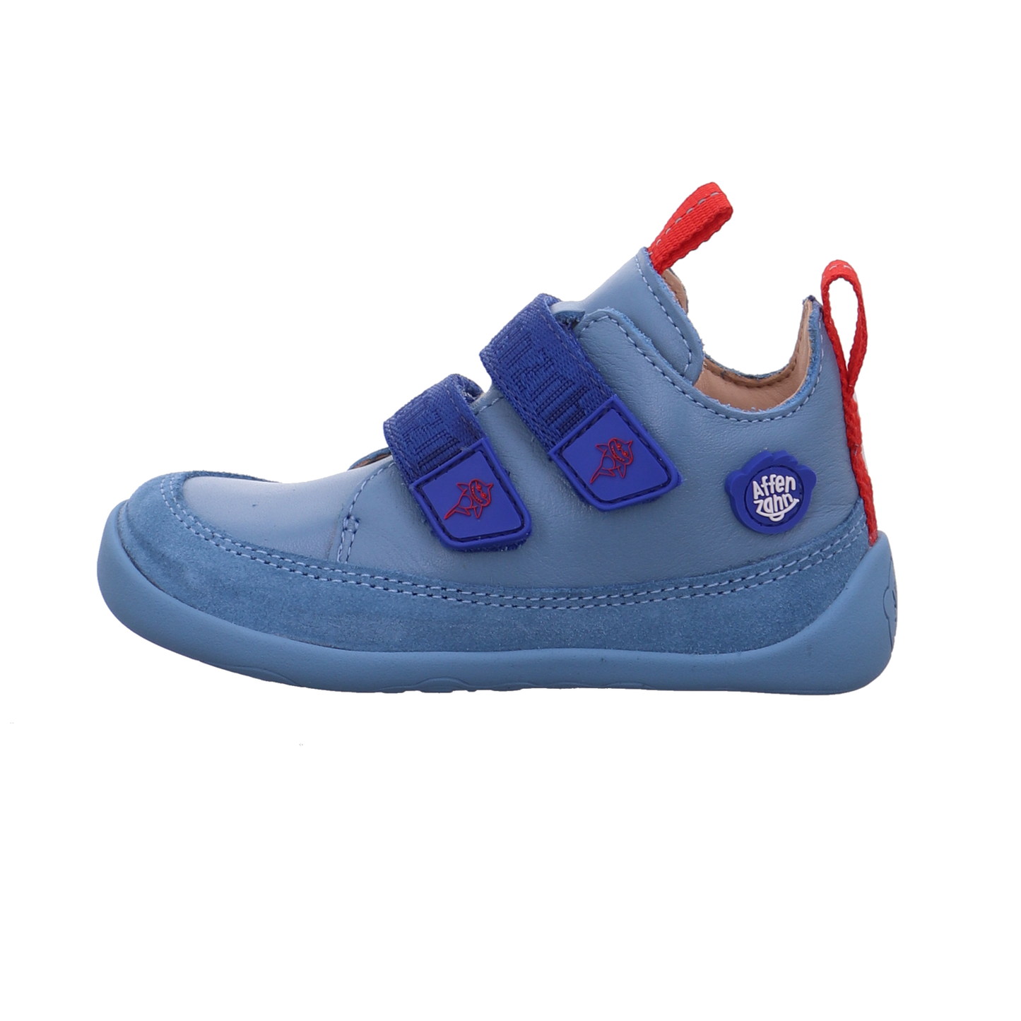 Affenzahn Halbschuh Leder Buddy blau Bild1