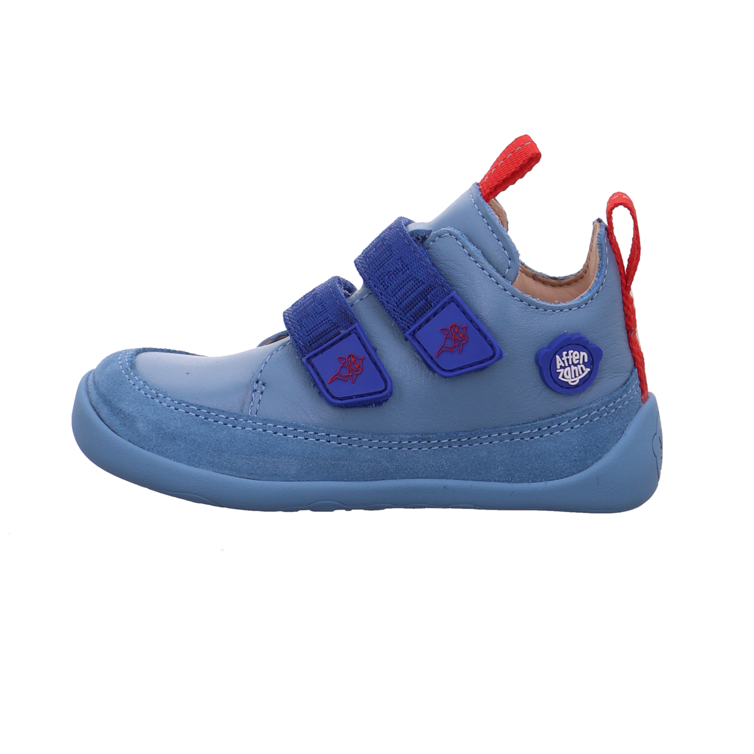 Affenzahn Halbschuh Leder Buddy blau Bild1