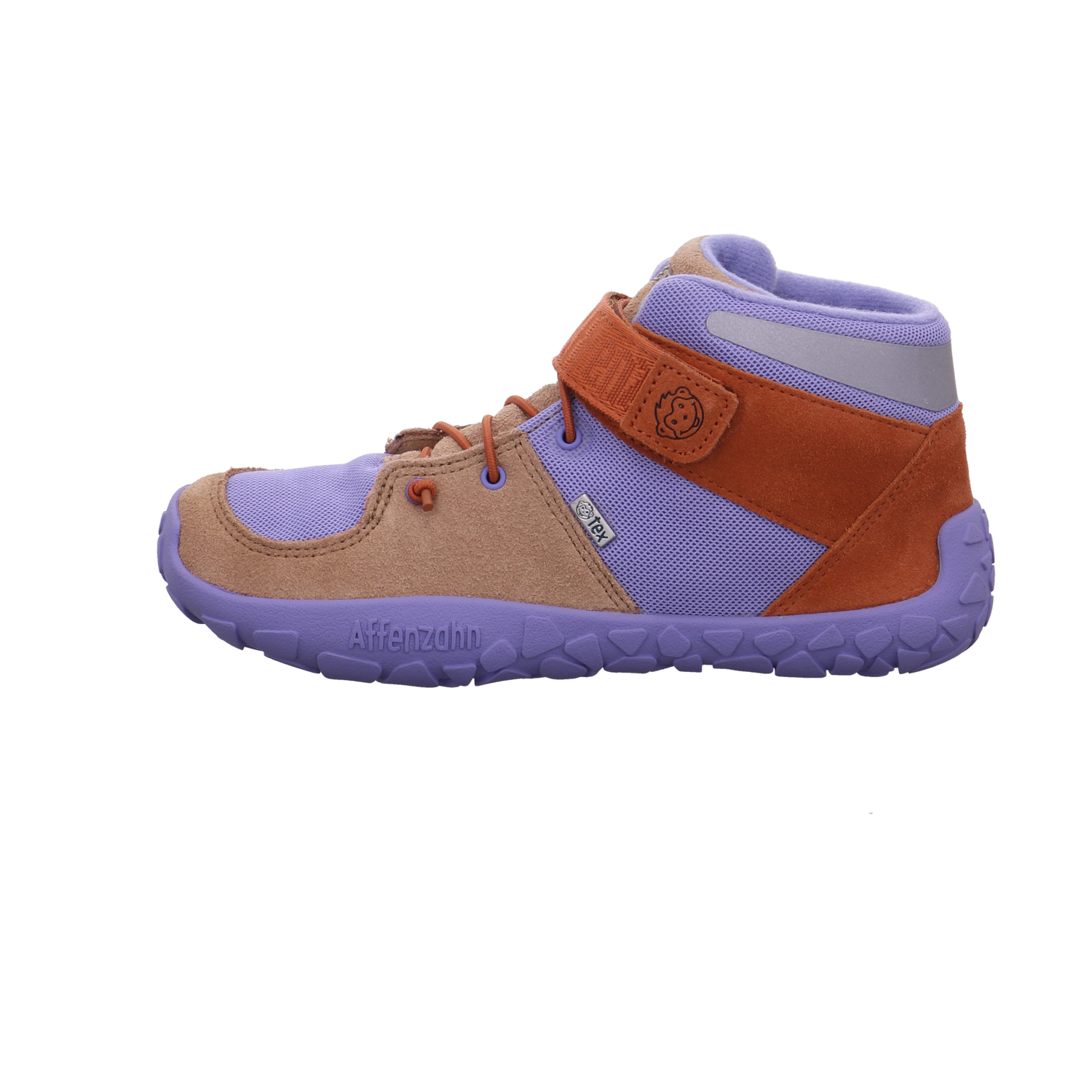 Affenzahn Wintersneaker Leder Dreamer viola lila Bild1