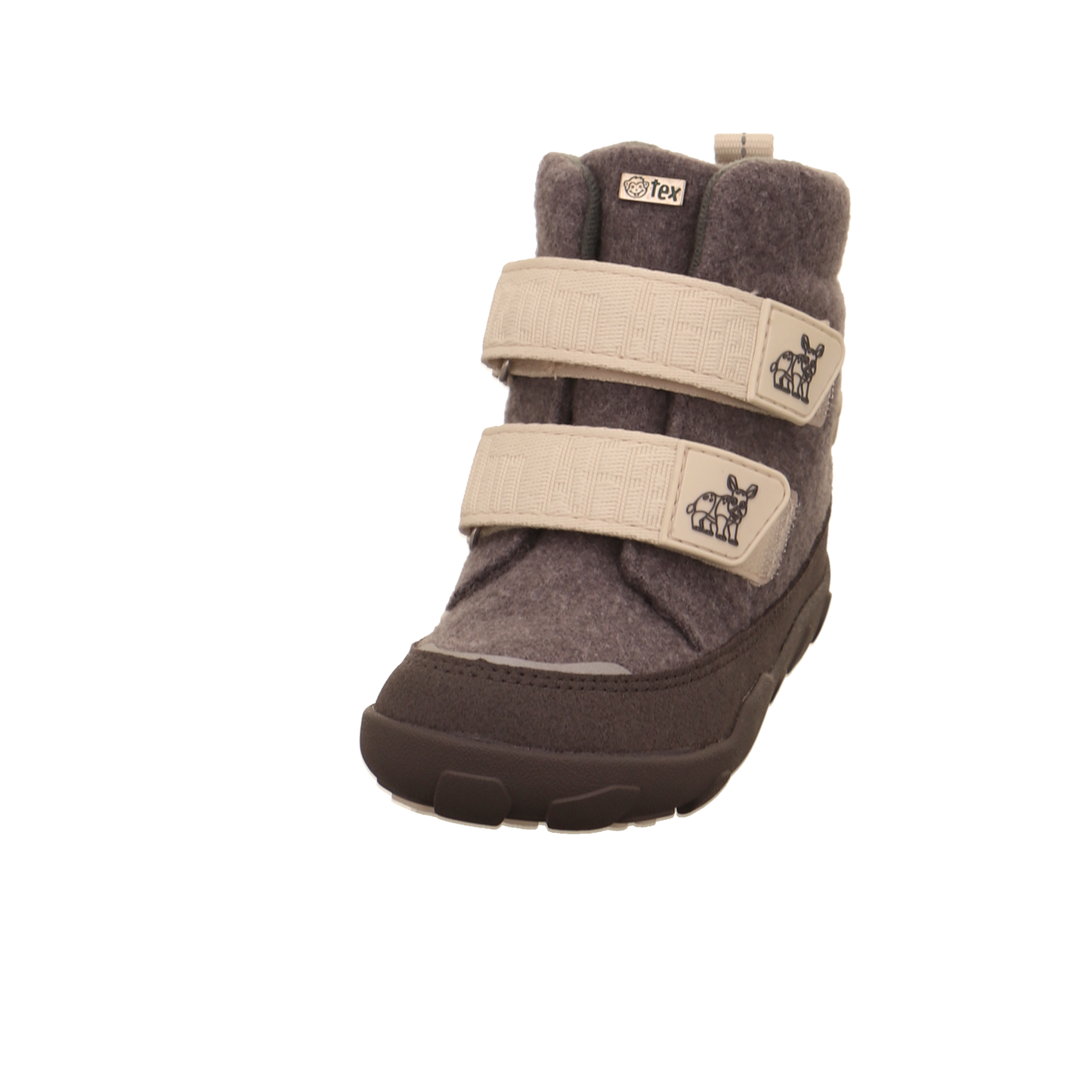 Affenzahn Winterstiefel Wolle Comfy grau kombi Bild3