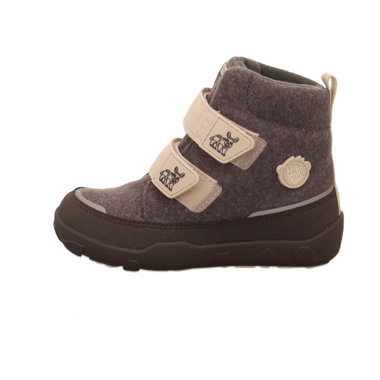 Affenzahn Winterstiefel Wolle Comfy grau kombi Bild1
