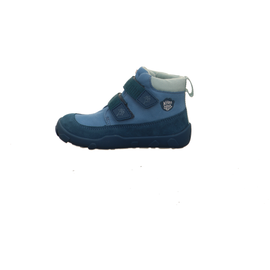 Affenzahn Übergangsschuh Leder Friendy blau Bild1