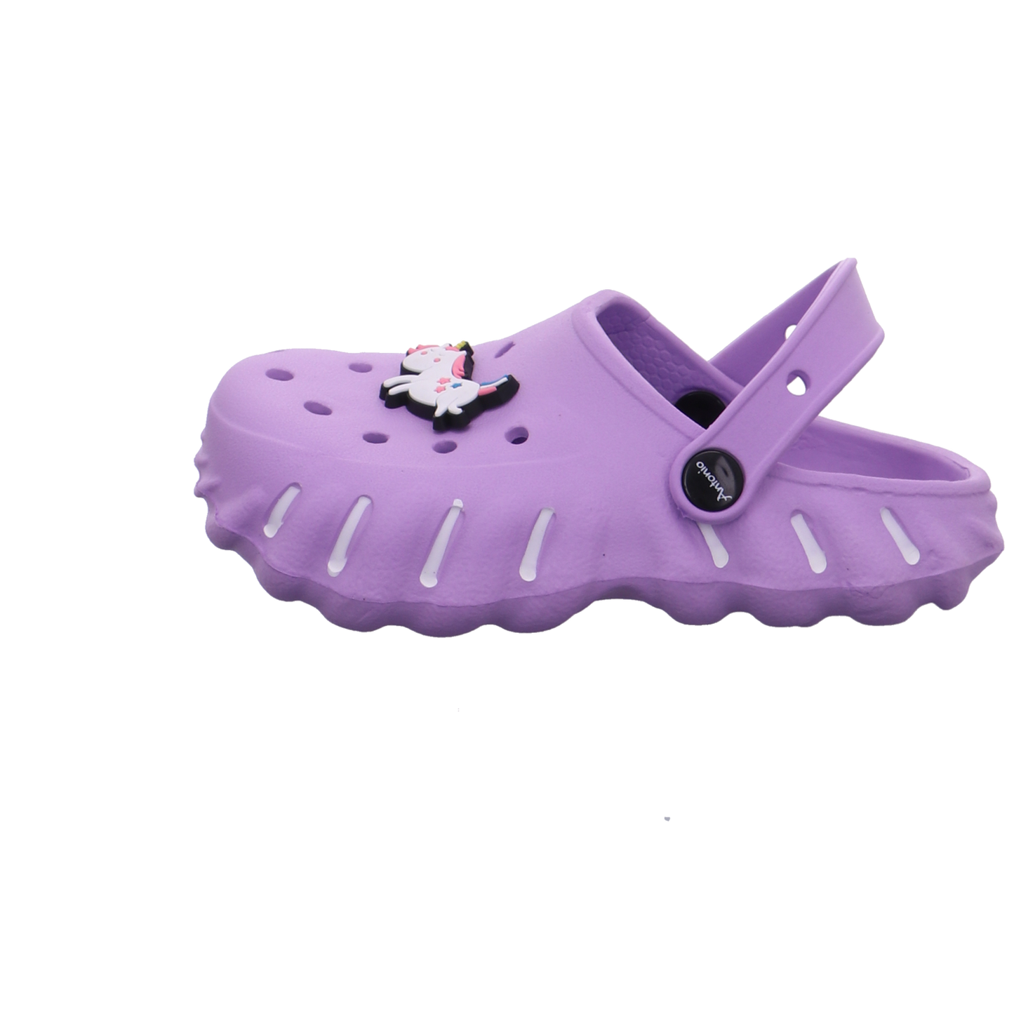 Antonio Kids Clogs mit Gummi viola lila Bild1