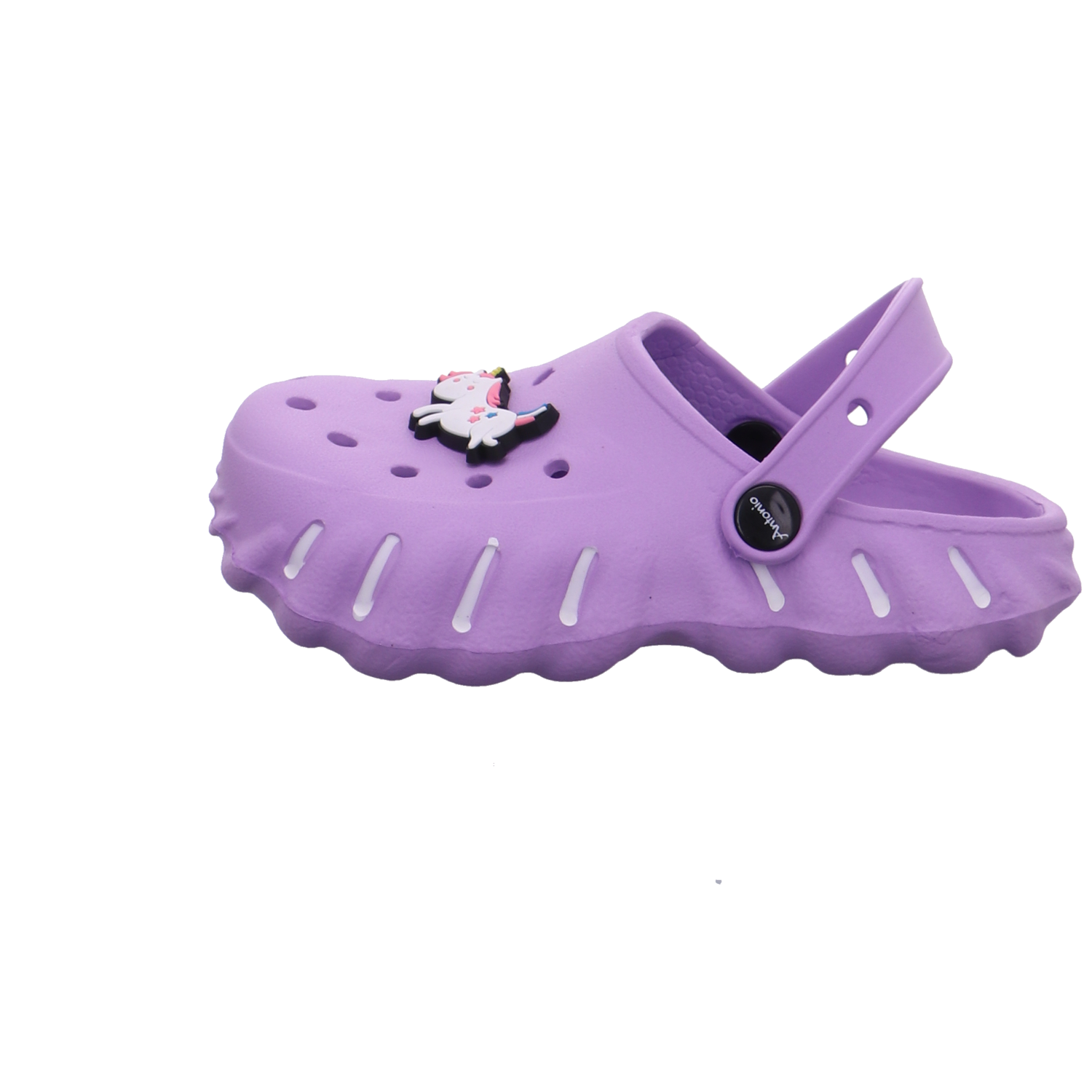 Antonio Kids Clogs mit Gummi viola lila Bild1