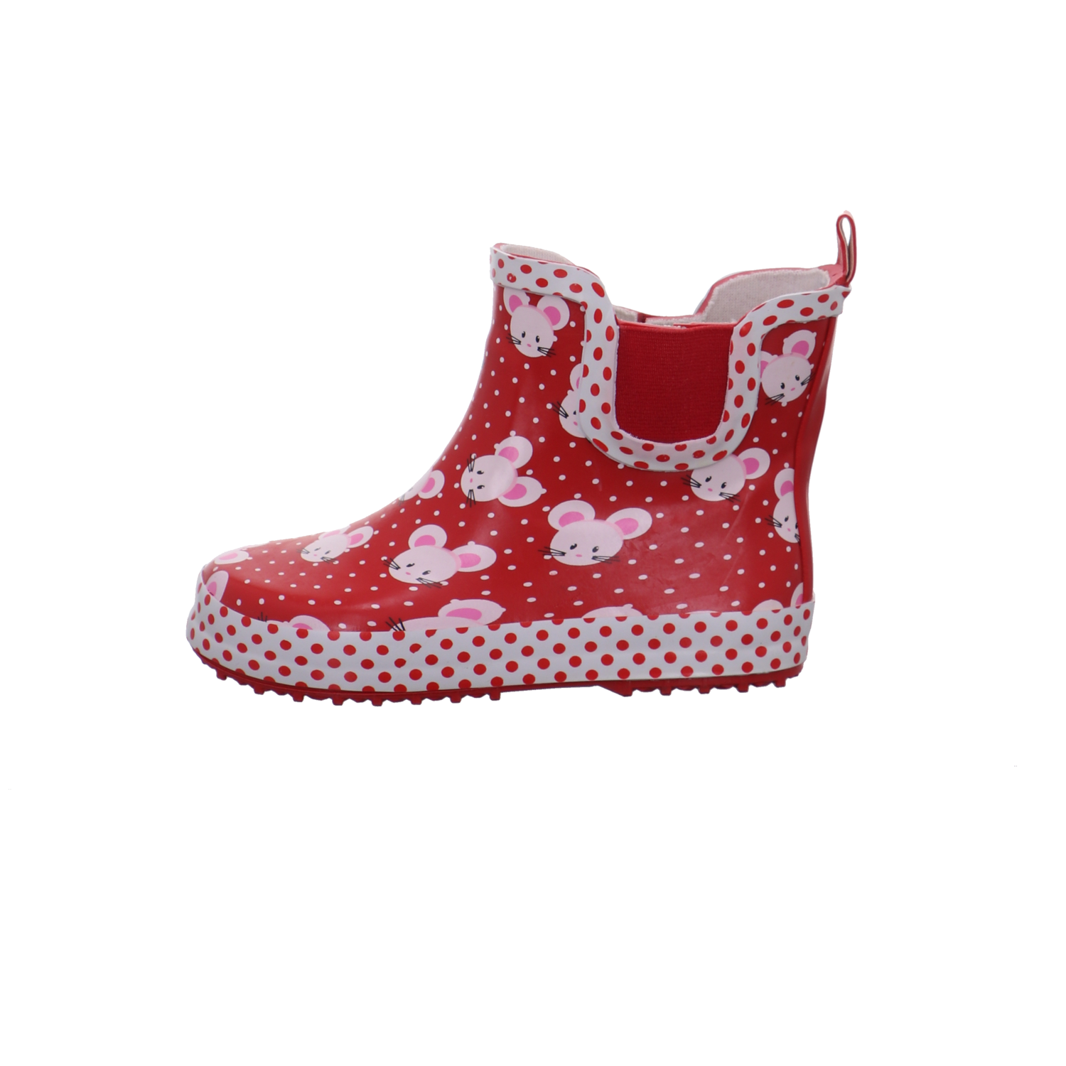 Beck Stiefel rot kombi Bild1