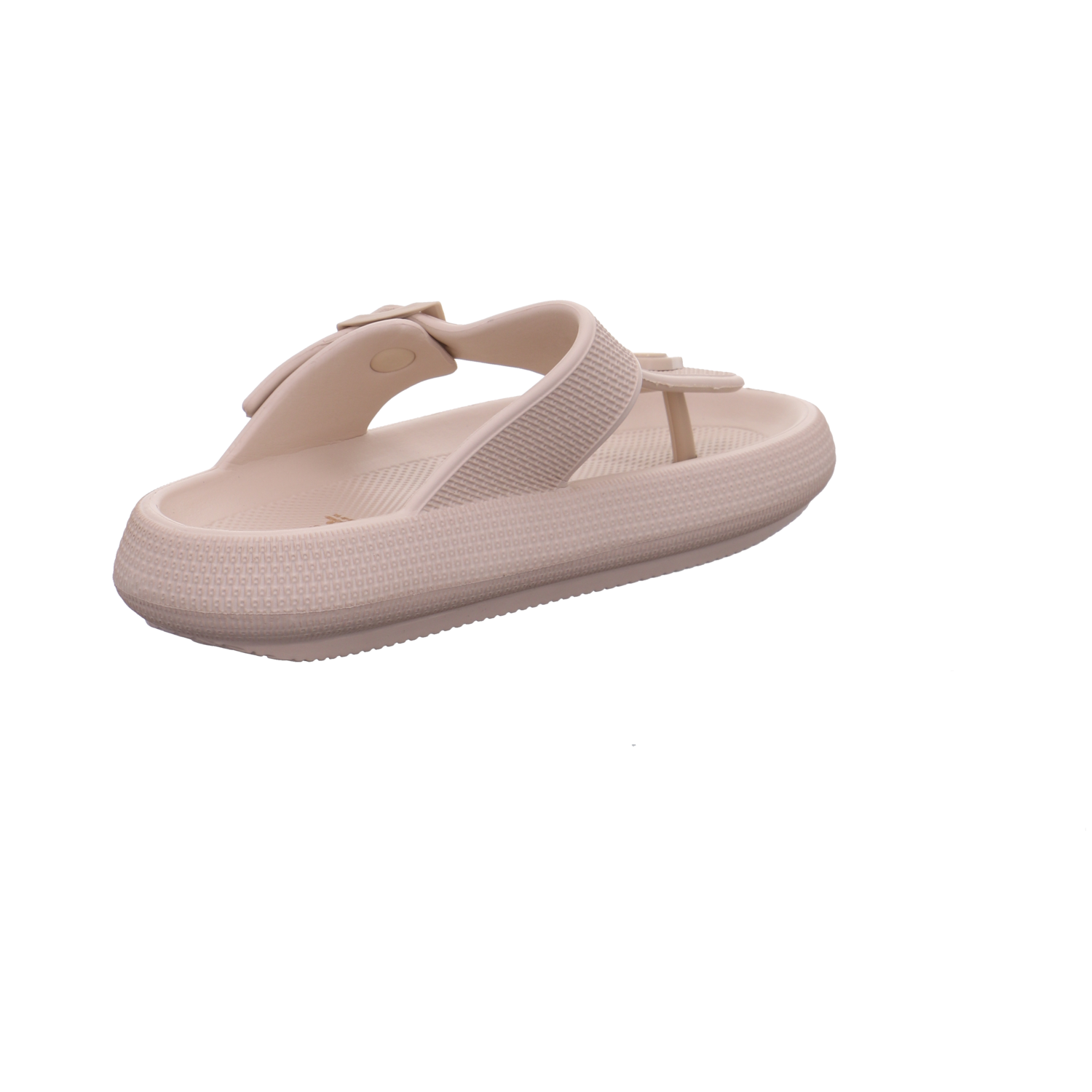 Cloxx Damen Badepantolette beige Bild5