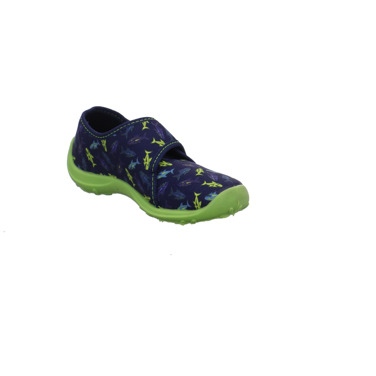 Fischer Markenschuh GmbH geschlossene Hausschuhe blau kombi Bild7