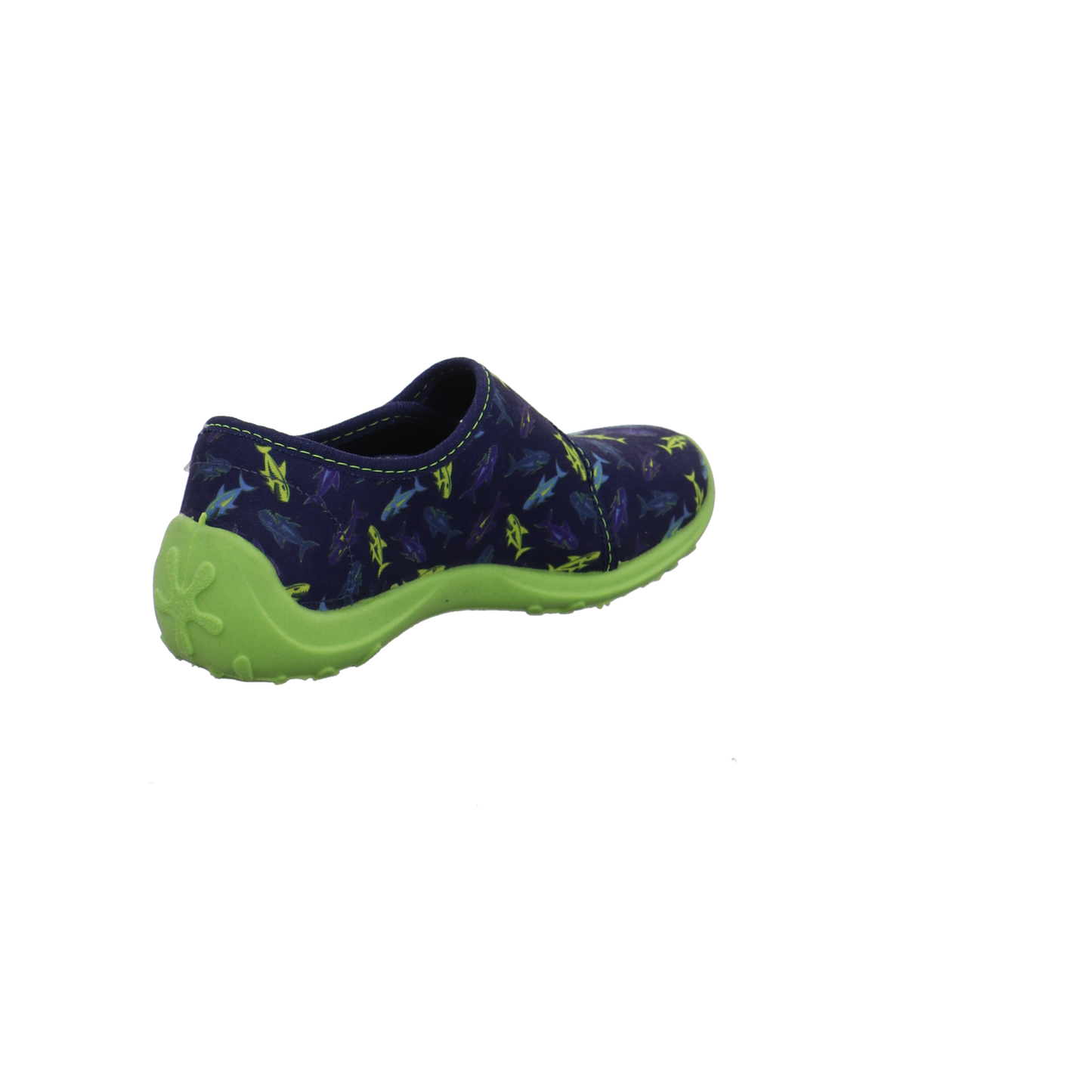 Fischer Markenschuh GmbH geschlossene Hausschuhe blau kombi Bild5