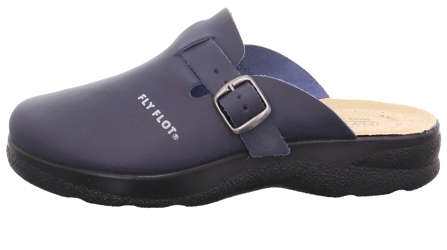 Fly Flot Tieffußbett Clog blau Bild1