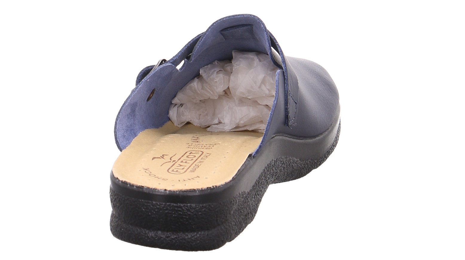 Fly Flot Tieffußbett Clog blau Bild7