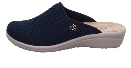 Fly Flot Tieffußbett Clog blau Bild1