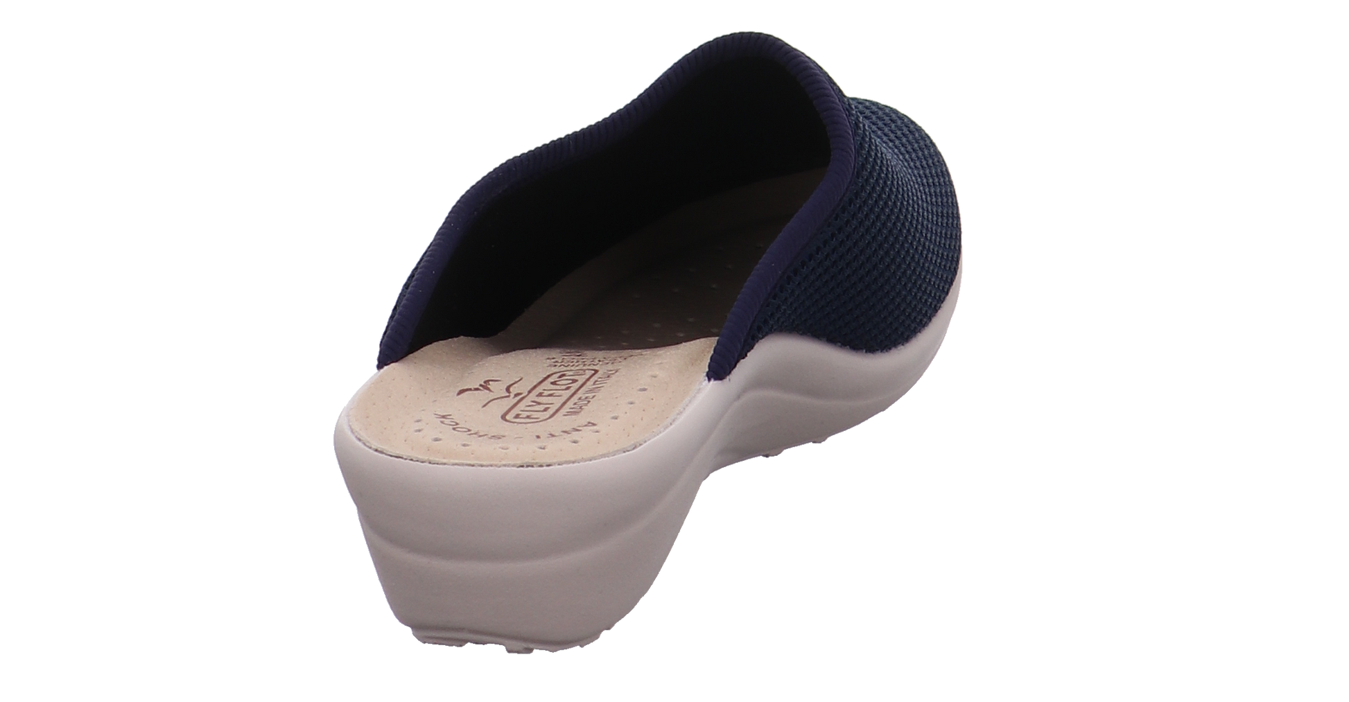 Fly Flot Tieffußbett Clog blau Bild7