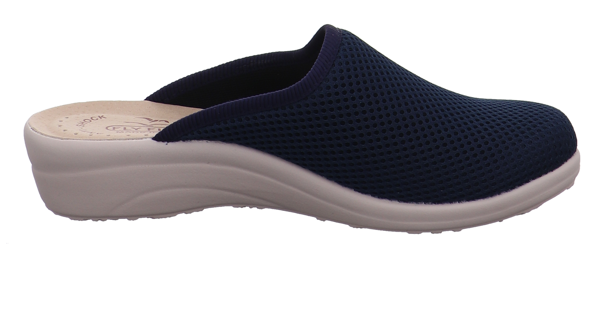 Fly Flot Tieffußbett Clog blau Bild11