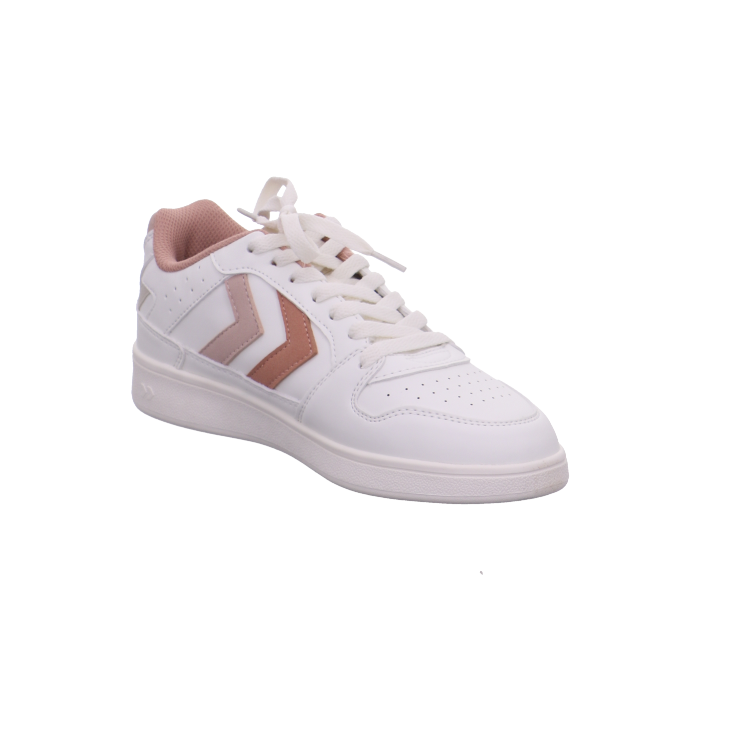 Hummel Sneaker weiß rosa/rot Bild7