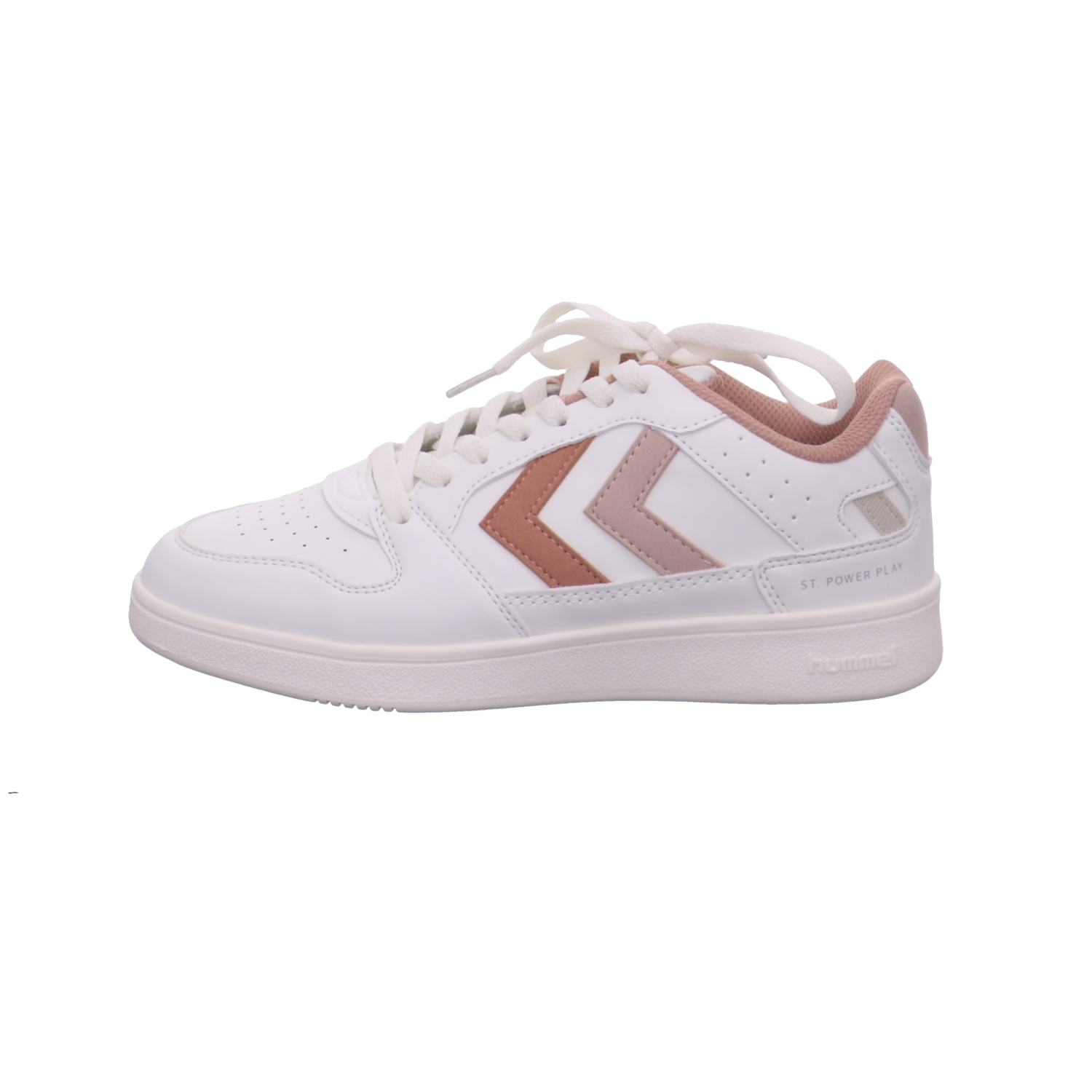 Hummel Sneaker weiß rosa/rot Bild1