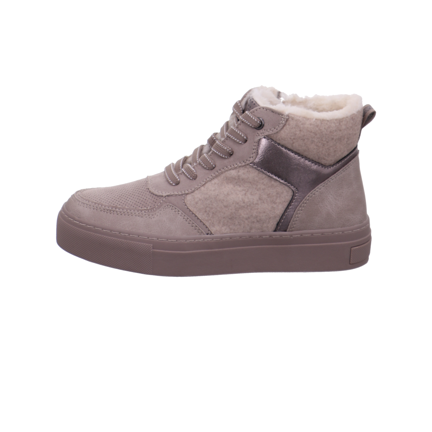 Marco Tozzi Stiefeletten beige kombi Bild1