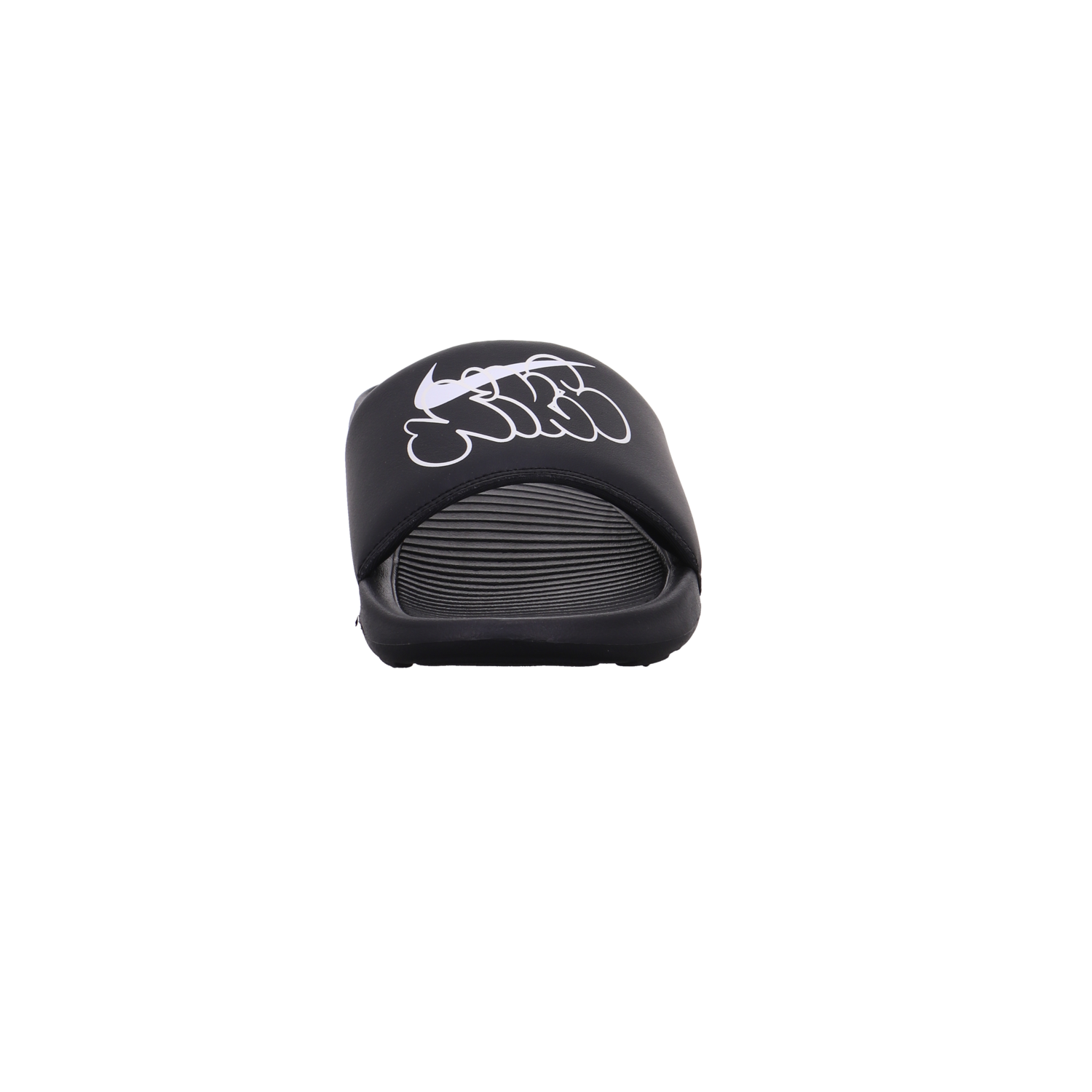 Nike NK VICTORI ONE SLIDE PRINT schwarz-weiß Bild3