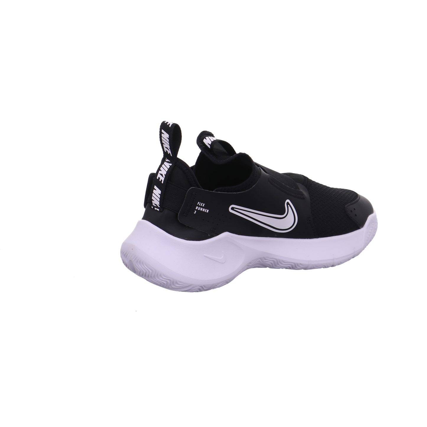 Nike Nike Flex Runner 3 Big Kids schwarz-weiß Bild5