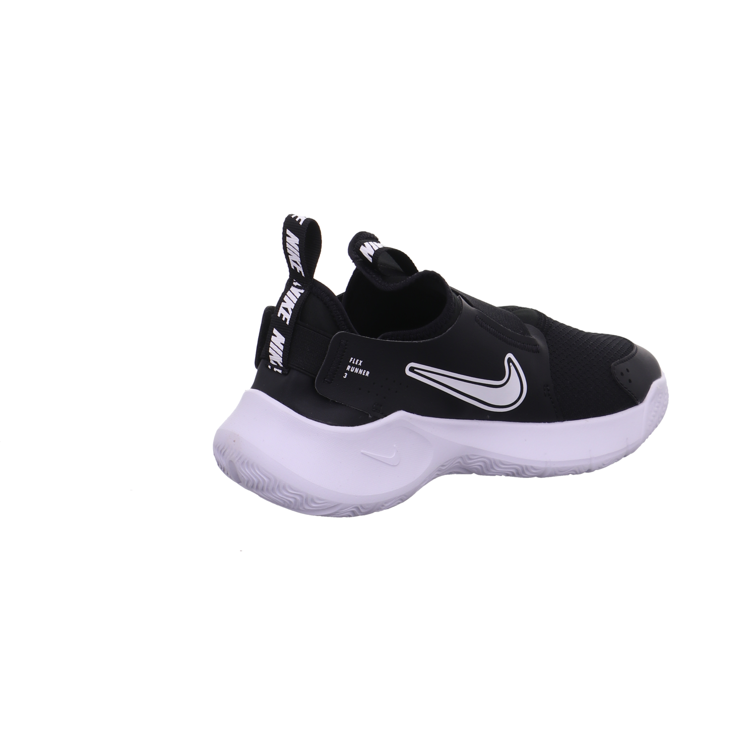 Nike Nike Flex Runner 3 Big Kids schwarz-weiß Bild5