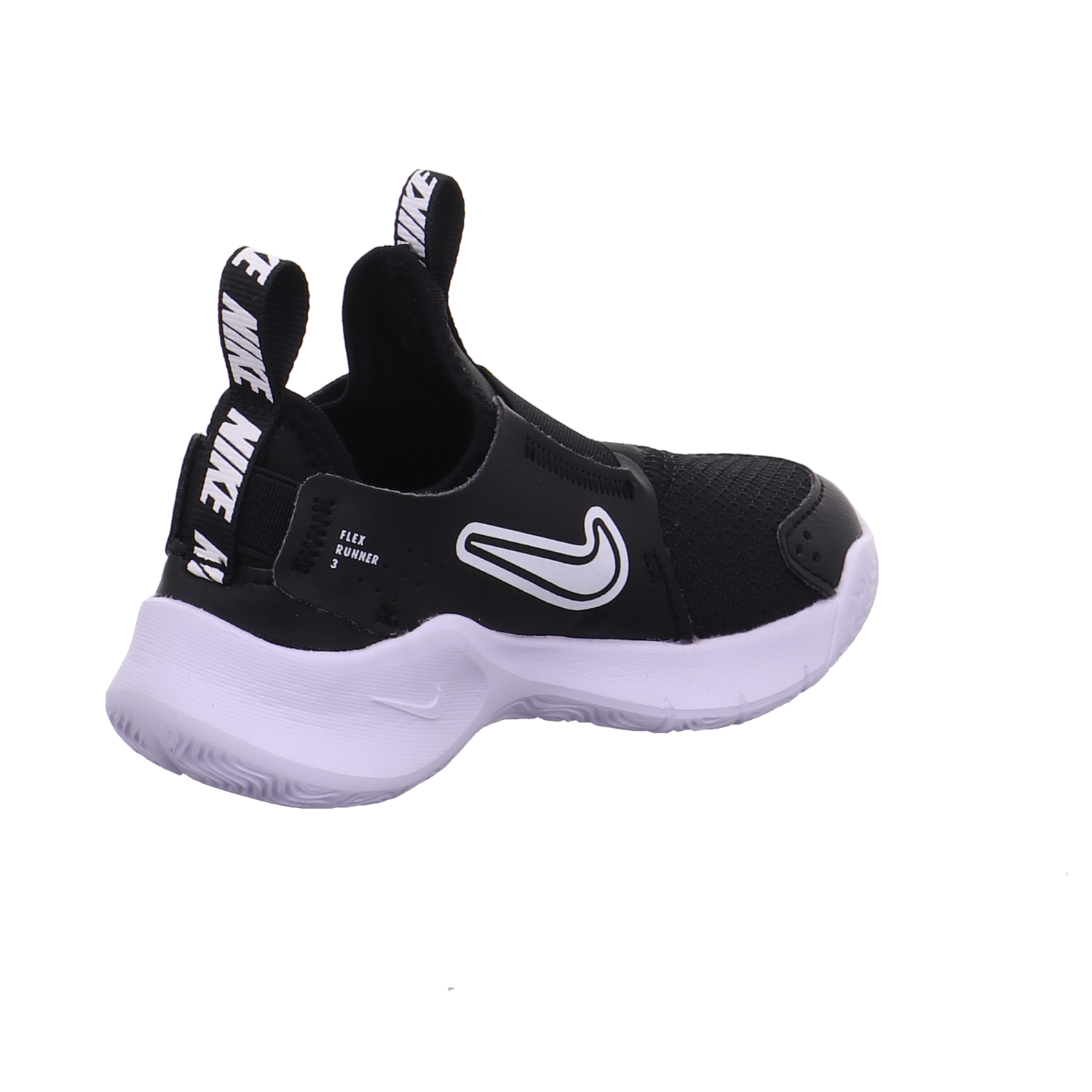 Nike Nike Flex Runner 3 Little Kids schwarz-weiß Bild5