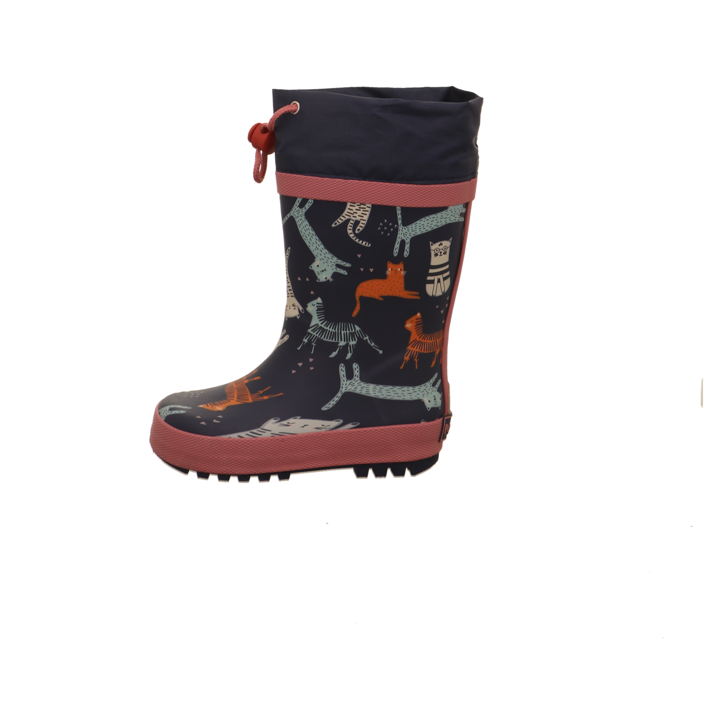 Playshoes Katzen allover blau kombi Bild1